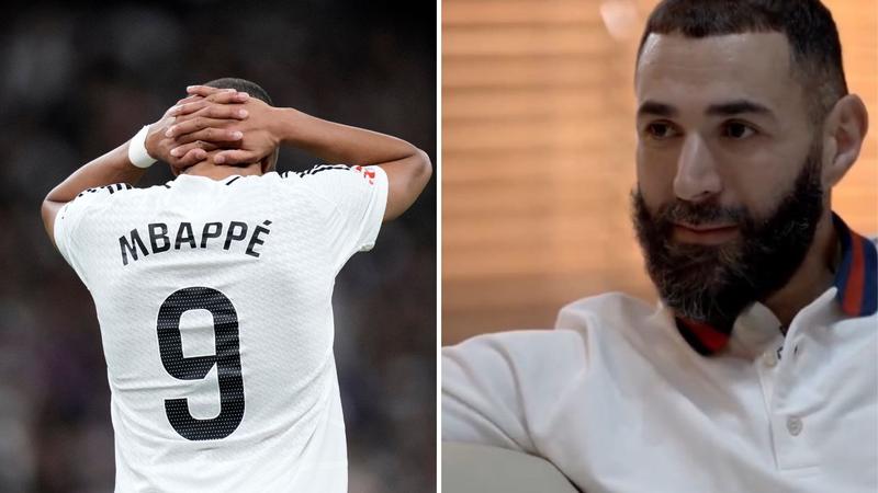 Karim Benzema highlights Kylian Mbappe's biggest problem at Real Madrid