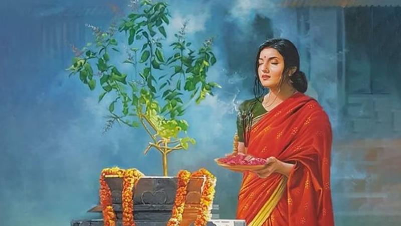 Kartik Tulsi Puja