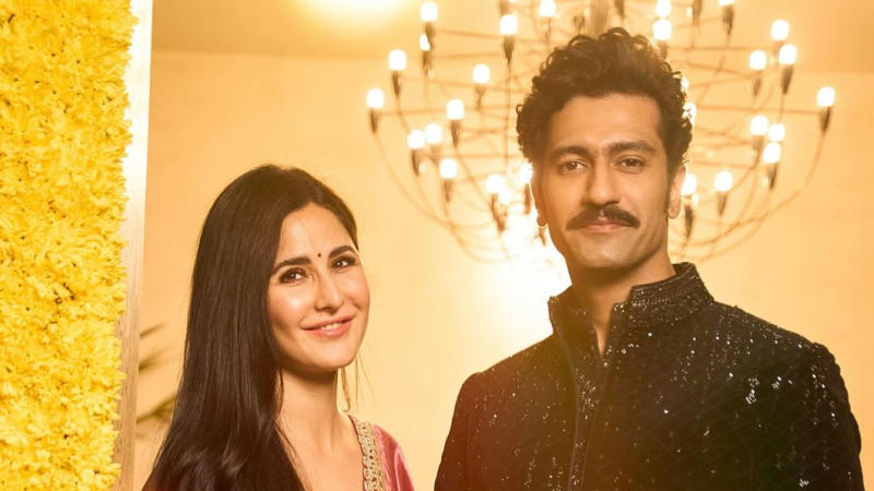 Katrina Kaif with Vicky Kaushal.