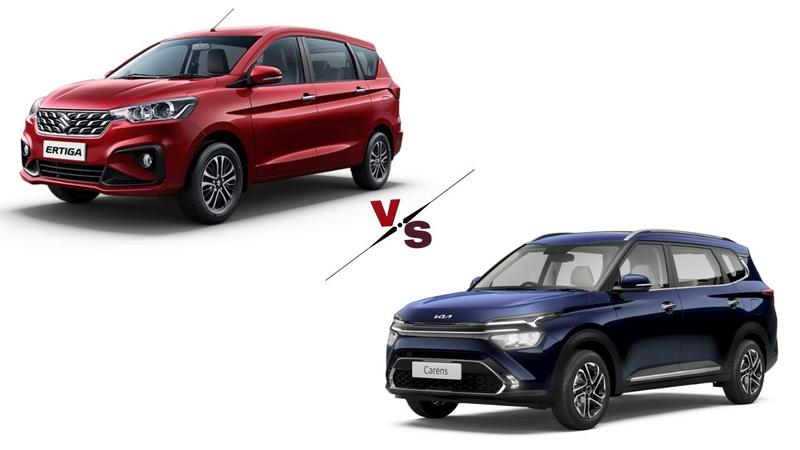 Kia Carens vs Maruti Suzuki Ertiga