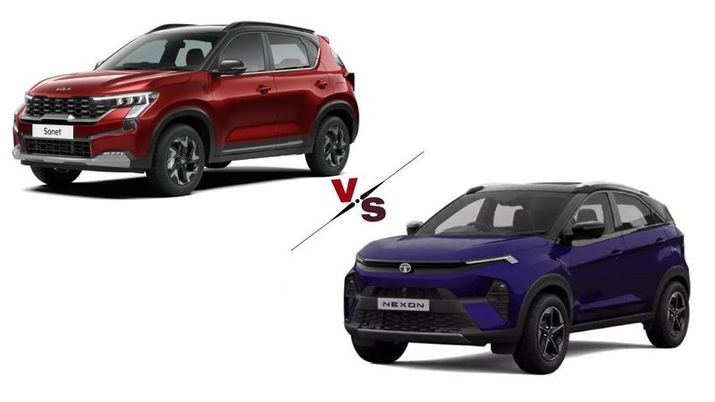 Kia Sonet vs Tata Nexon