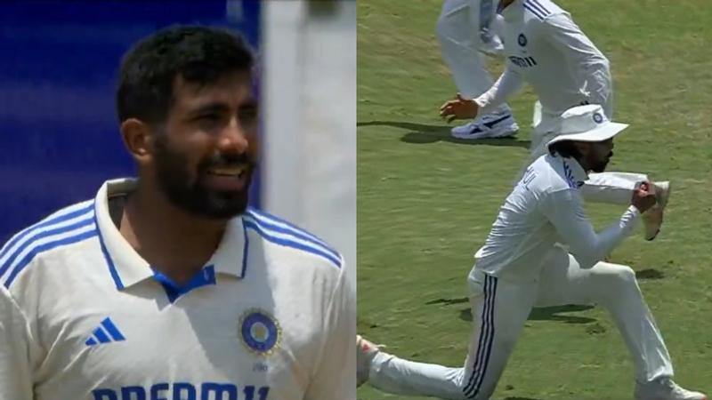 KL Rahul takes a breathtaking catch