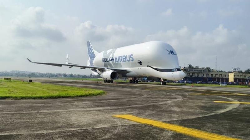 Kolkata Airport Welcomes Airbus Beluga XL for the First Time