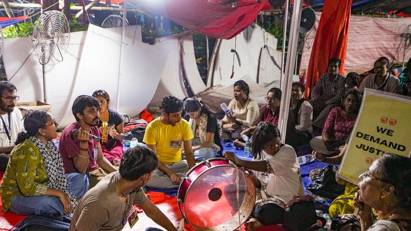 Kolkata junior doctors protest