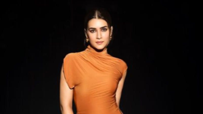 Kriti Sanon's looks spectacular in this elegant look. 