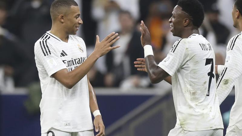 Kylian Mbappe and Vinicius Jr