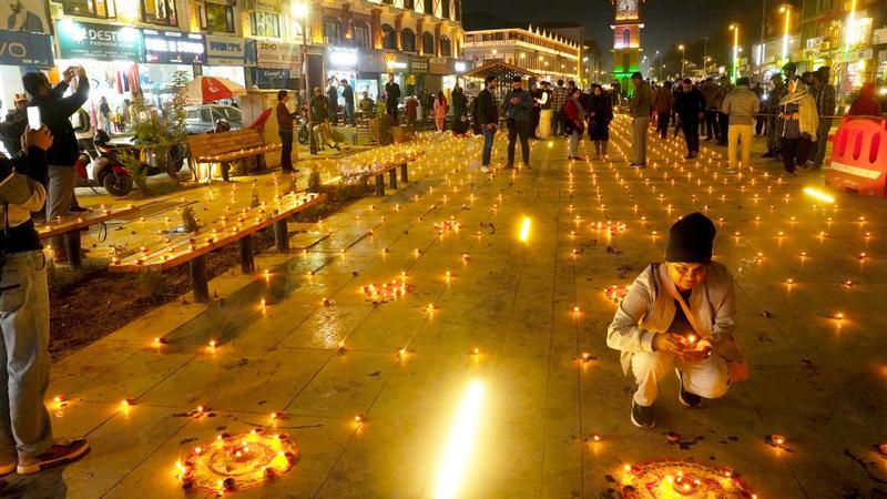 Lal Chowk in Srinagar