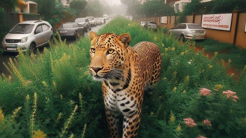 Leopard in Bengaluru, Viral Video