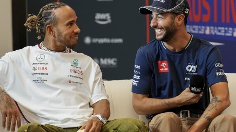 Lewis Hamilton and Daniel Ricciardo