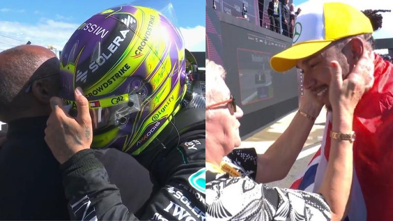 Lewis Hamilton Breaks Down after Silverstone F1 Win