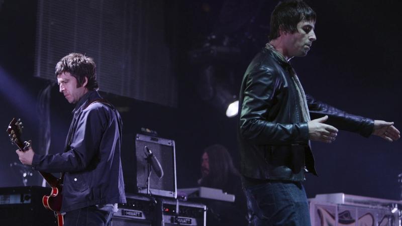 Liam and Noel Gallagher fronted Oasis