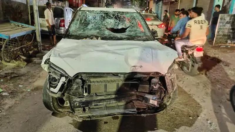 Lucknow Accident: Speeding SUV Hits 4 in Separate Incidents, Angry Mob Beats Up Driver