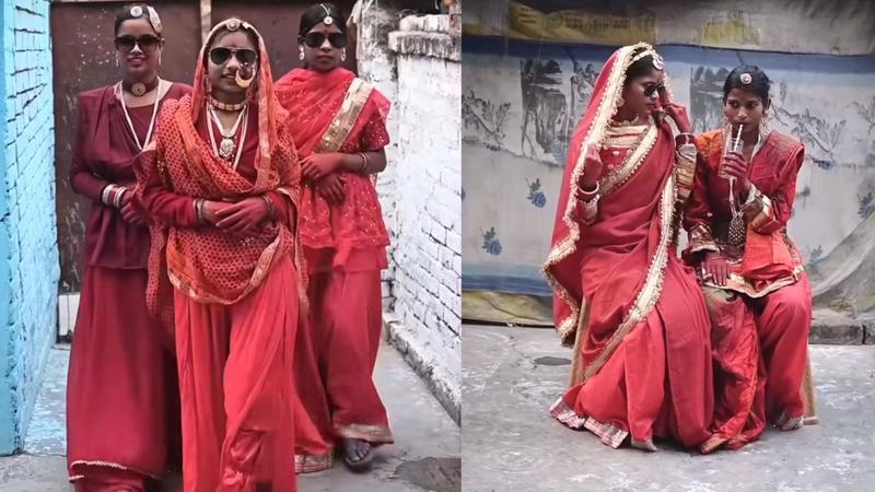 Lucknow slum children recreate Sabyasachi bridal aesthetics