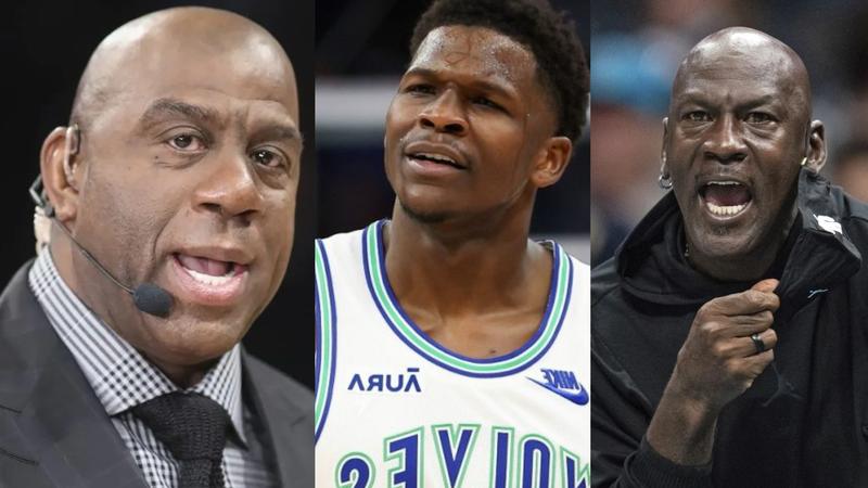 Magic Johnson responds to Anthony Edwards disrespectful Michael Jordan claim