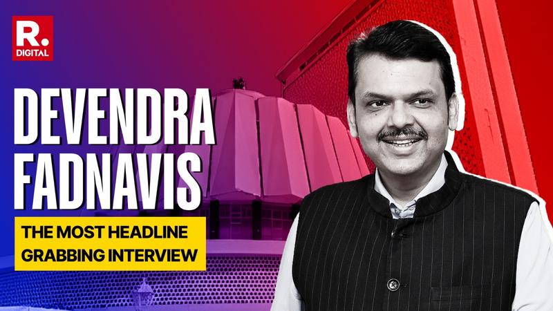 Maharashtra CM Devendra Fadnavis in an exclusive interview with Republic Media Network