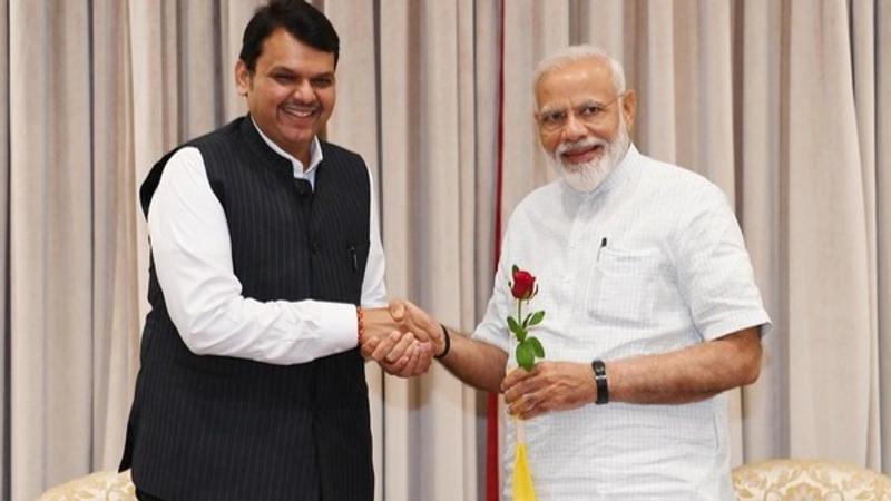 Maharashtra deputy CM Fadnavis meets PM Modi