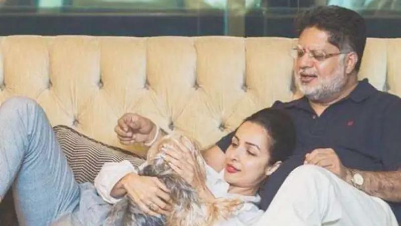 Malaika Arora With Father