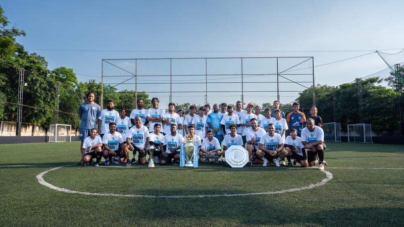 Manchester City’s Champions-4-in-a-row Trophy Tour Leaves Delhi