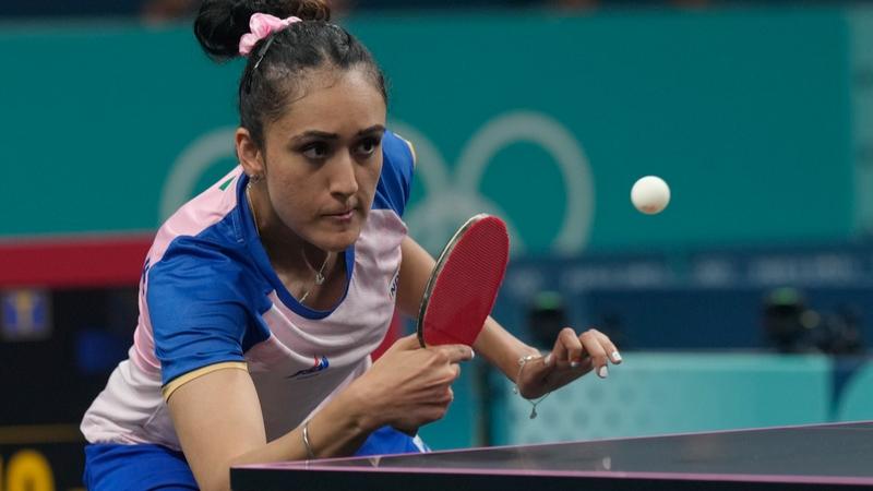 manika batra out of paris olympics 2024 after loss in pre quarter final 