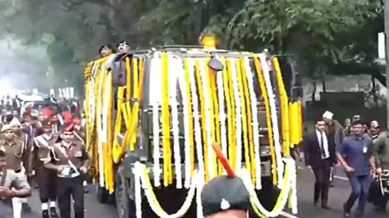 Manmohan Singh last rites