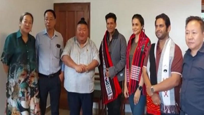 Manoj Bajpayee Meets Nagaland minister