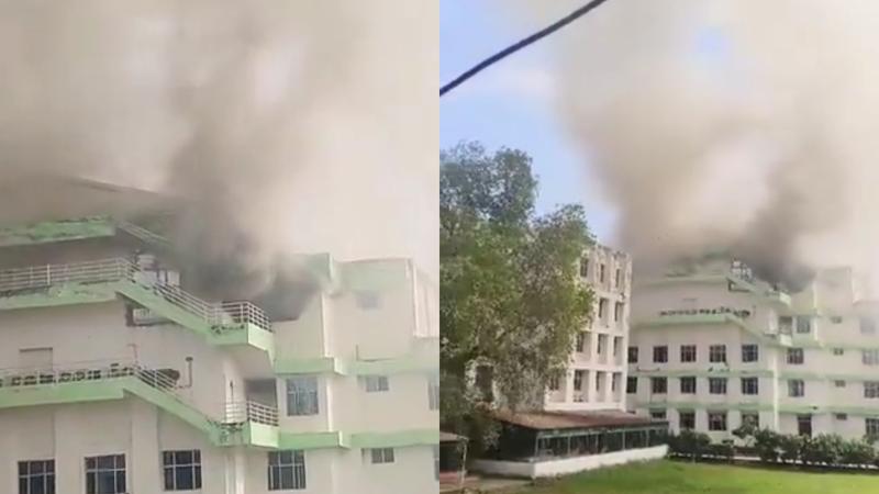 Massive Fire Breaks Out at Hostel in Kanpur, Many Feared Trapped