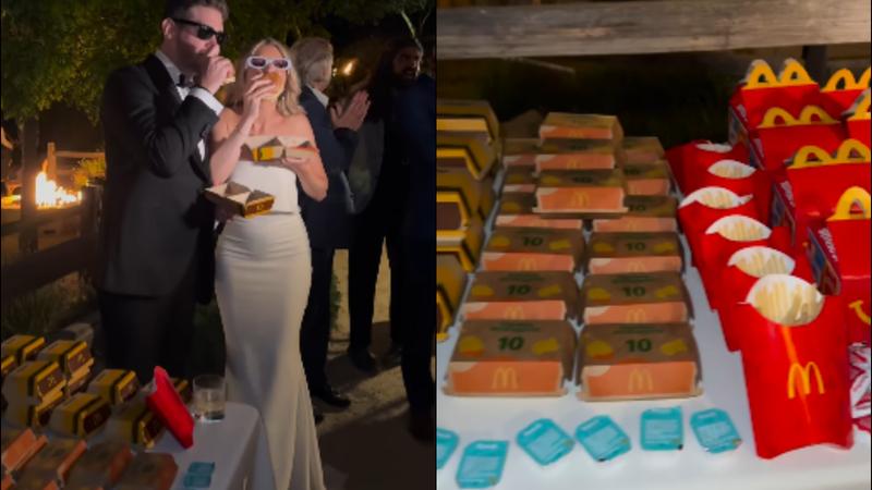 ‘McMarried and Loving It’: Couple’s Fast-Food Wedding Feast Breaks the Internet