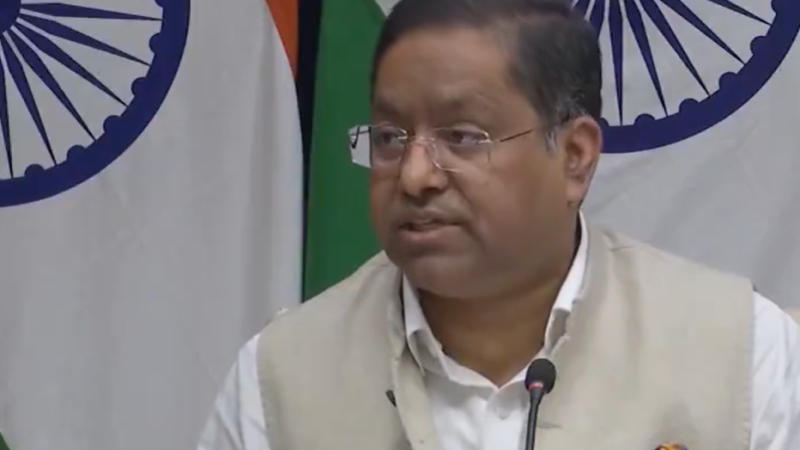 MEA spokesperson Randhir Jaiswal 