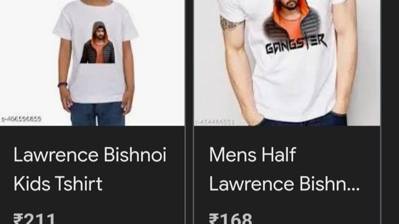 Meesho has landed in hot water for selling T-shirts featuring gangster Lawrence Bishnoi's image.