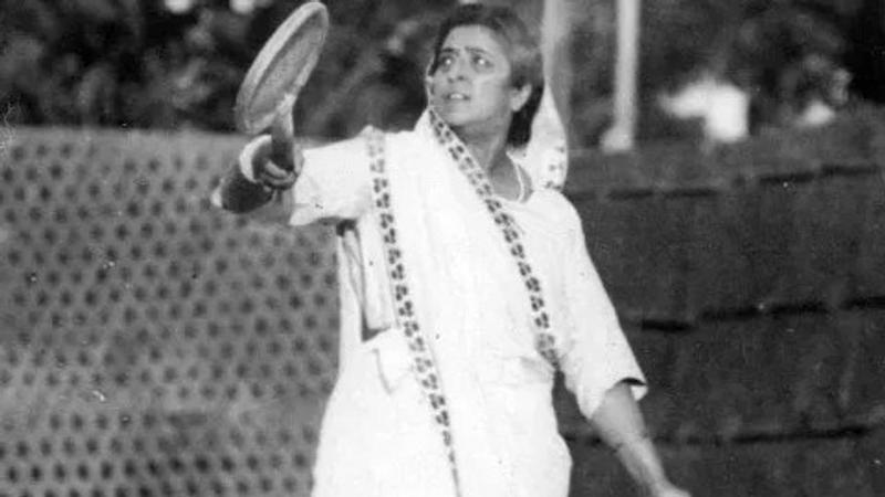 Meherbai Tata, tennis player 