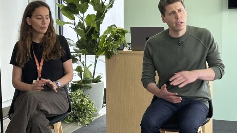 Mira Murati and Sam Altman 