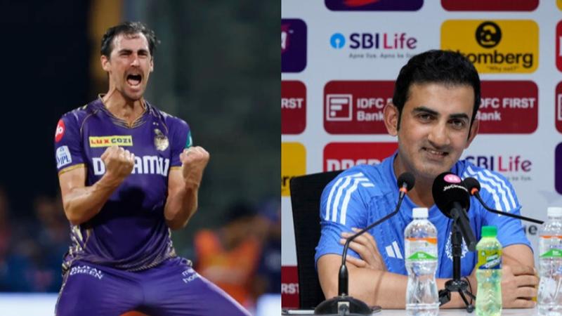 MitchelL Starc, Gautam Gambhir