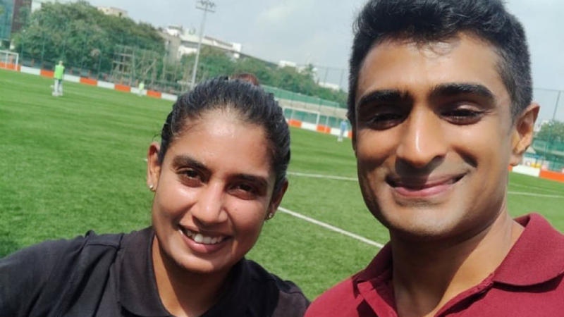 Mithali Raj with Varun Shetty