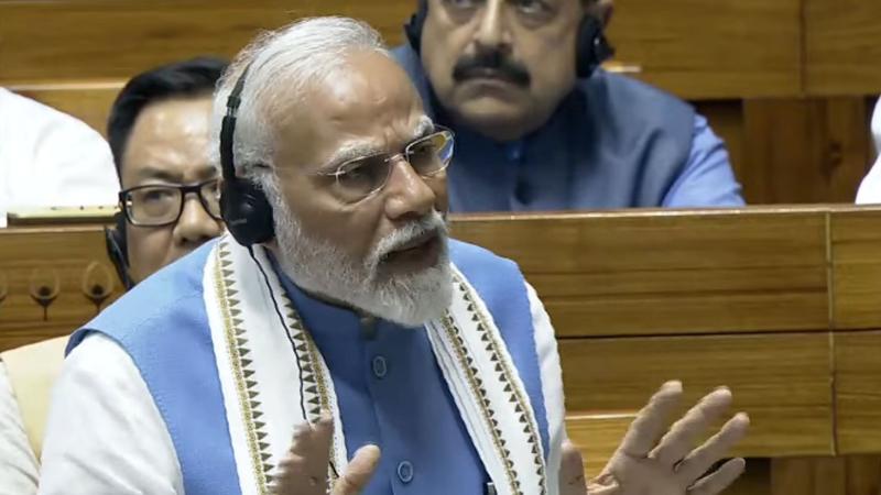 pm modi lok sabha speech