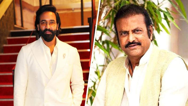 Mohan Babu and Manchu Vishnu