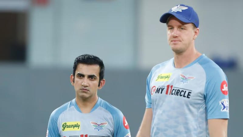 Morne Morkel and Gautam gambhir