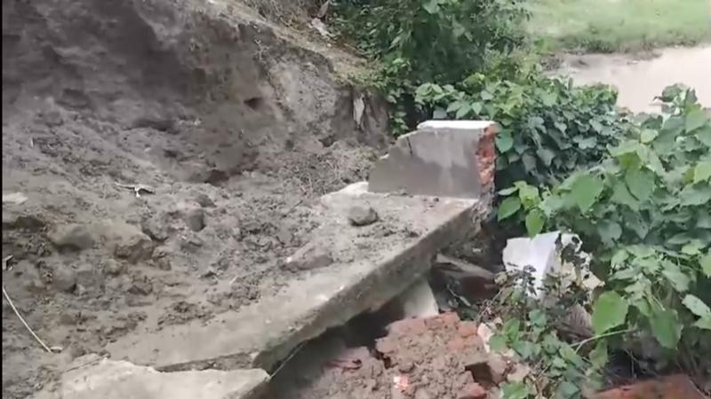 Bridge collapsed in Bihar's Motihari