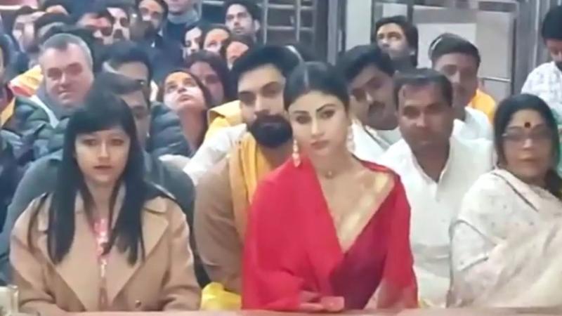 Mouni roy at Mahakal