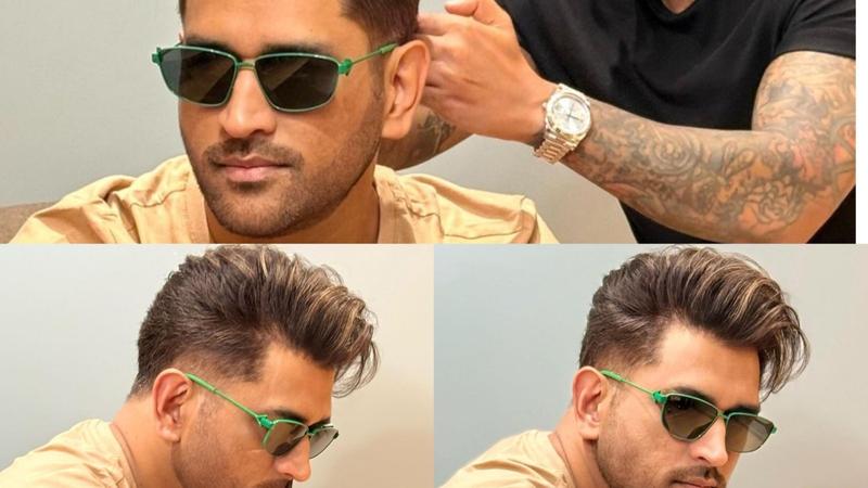 MS Dhoni's new look