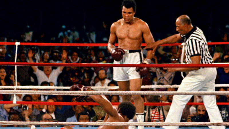 Muhammad Ali dominated George Foreman during 'Rumble In The Jungle'