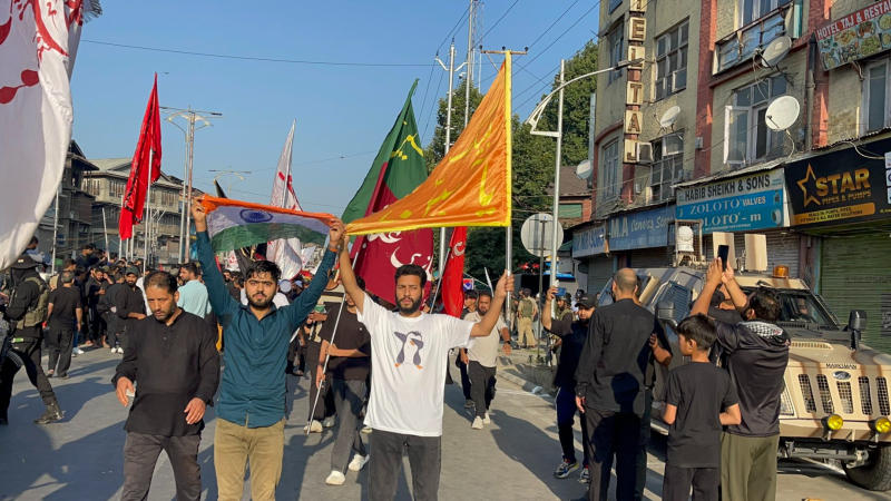 Muharram procession in Srinagar