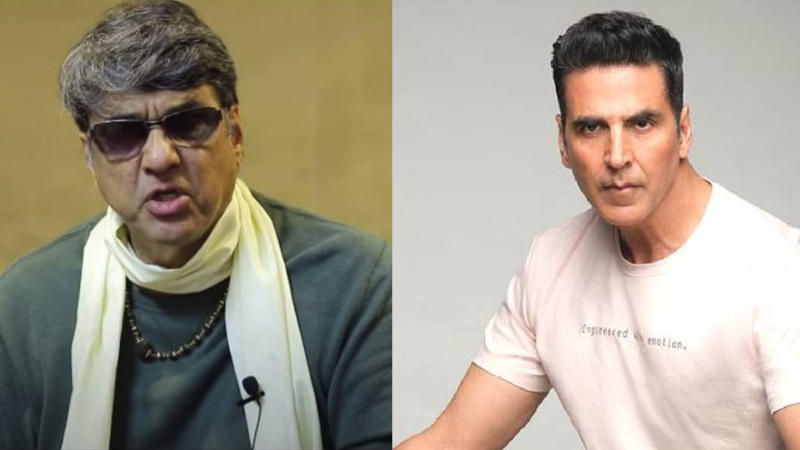 Mukesh Khanna and Akshay Kumar