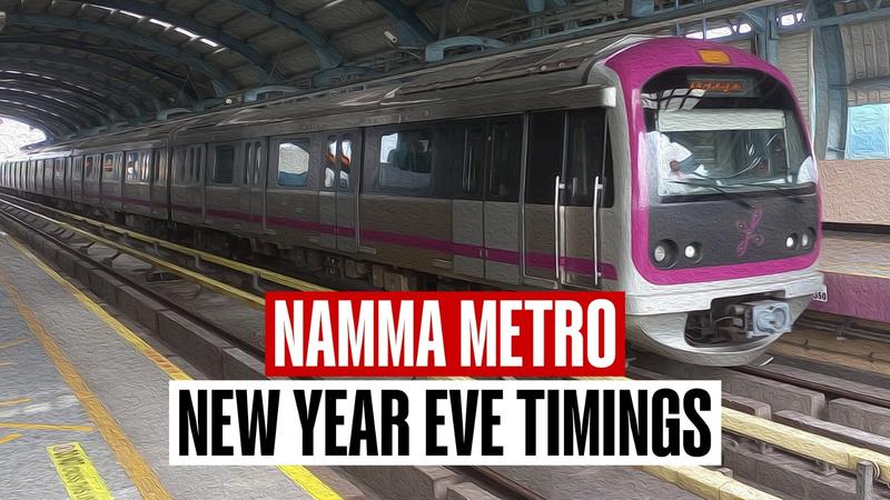 Namma Metro extends operational timing for New Year's Eve 