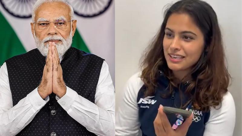 Narendra Modi Calls Manu Bhaker