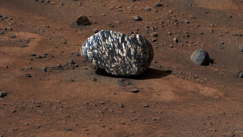 NASA's Perseverance Rover Discovers Unusual "Zebra Rock" on Mars