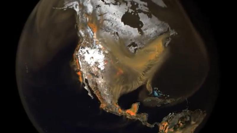 NASA Visualises How carbon dioxide Move Through Earth’s Atmosphere