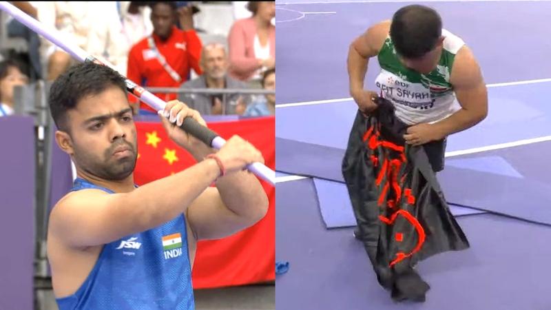 navdeep singh wins heart hugs iran player who Disqualified