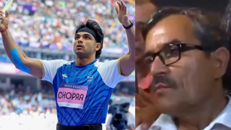 Neeraj Chopra and his father