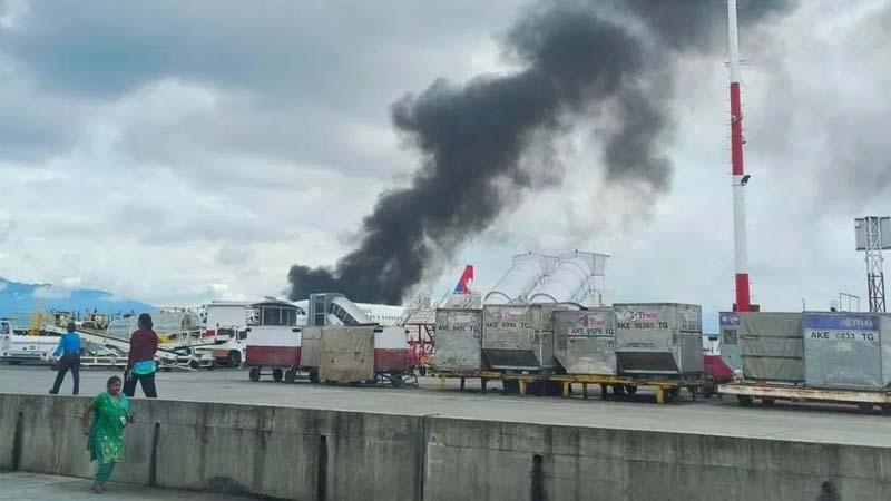 Nepal Plane crashes Tribhuvan International Airport Kathmandu pokhra 19 passengers