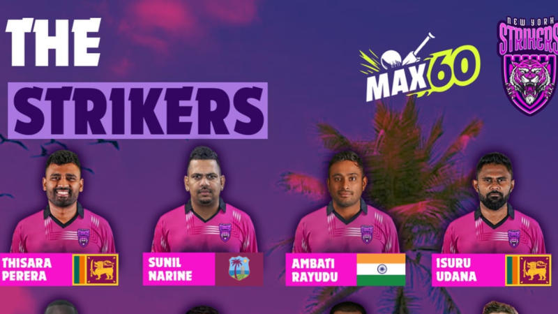 New York Strikers Franchise Announces Powerhouse Squad for Max 60 Caribbean League